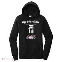 Cute Dirt Bike Floral Life Behind Bars Motocross Gift Women's Hoodie thumb 0
