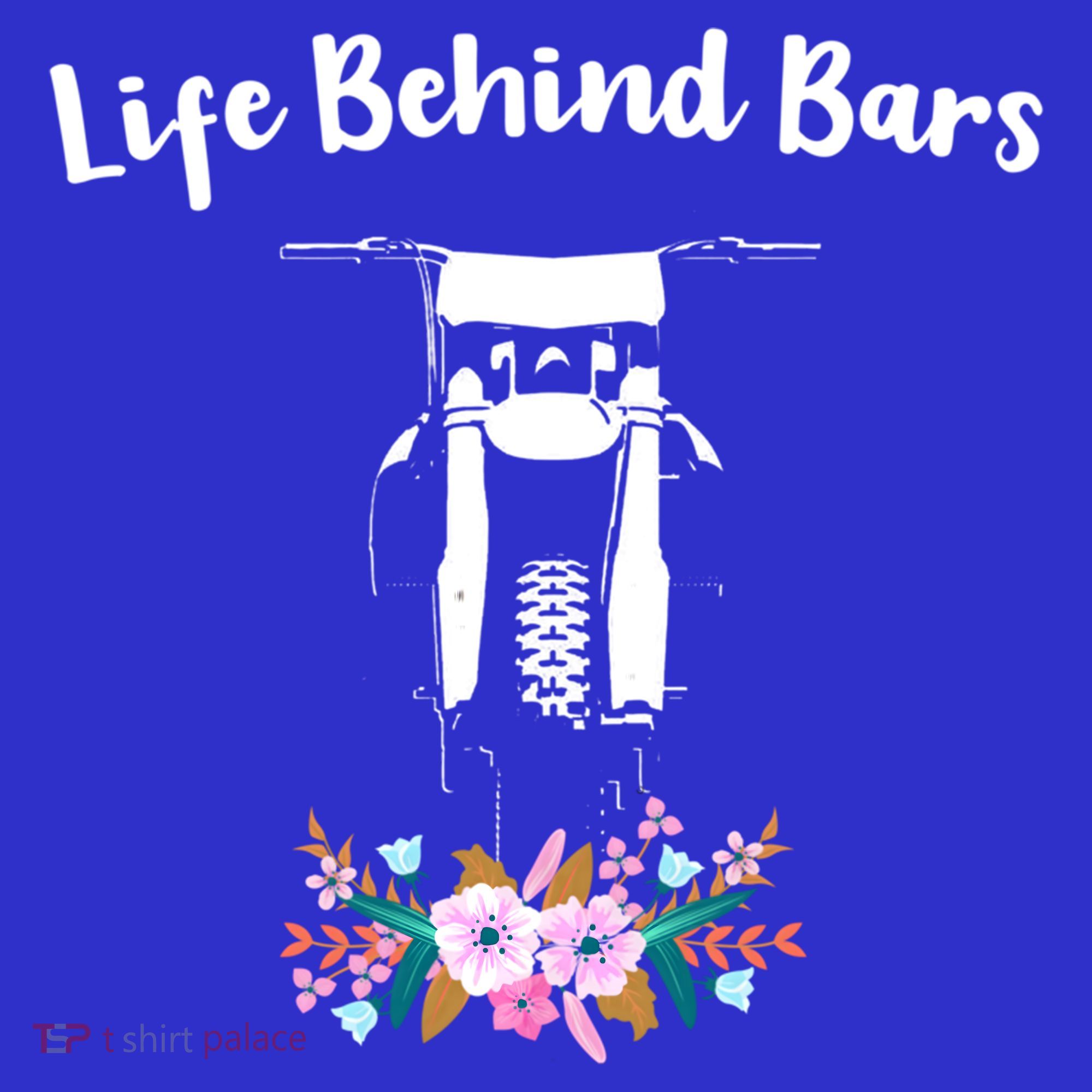 Cute Dirt Bike Floral Life Behind Bars Motocross Gift Hoodie