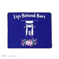 Cute Dirt Bike Floral Life Behind Bars Motocross Gift Mousepad thumb 0