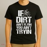 Cool Dirt Bike Art For Dirtbike Motorcycle Racing T-Shirt thumb 3