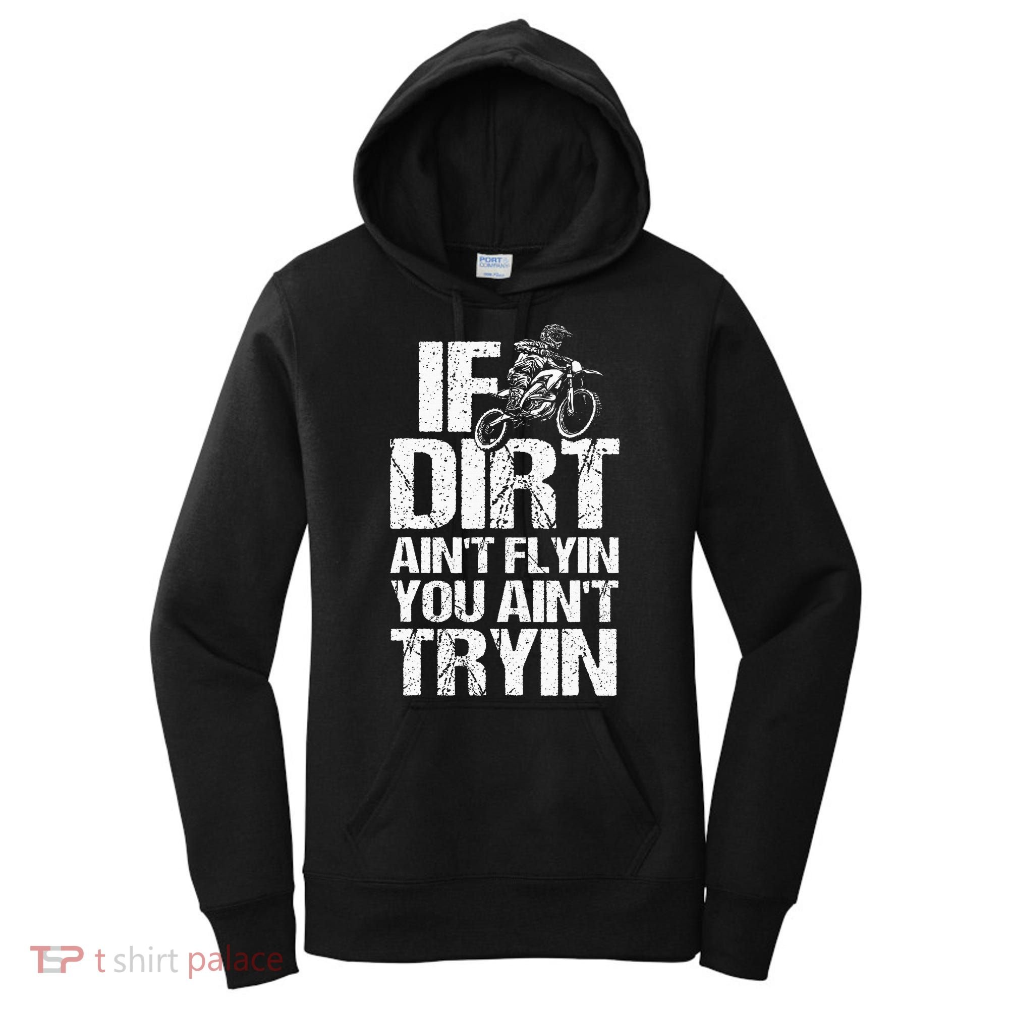 Cool Dirt Bike Art For Dirtbike Motorcycle Racing Women's Hoodie