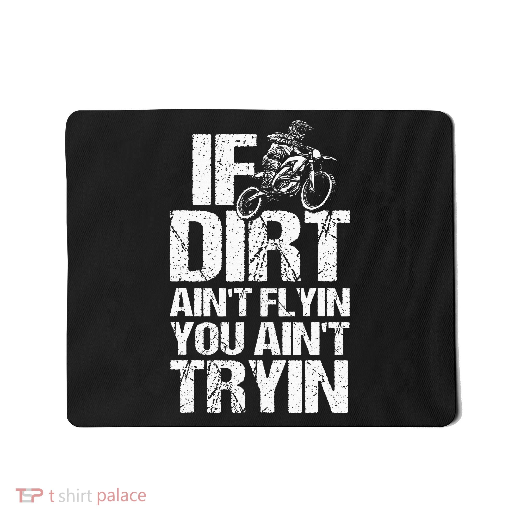 Cool Dirt Bike Art For Dirtbike Motorcycle Racing Mousepad