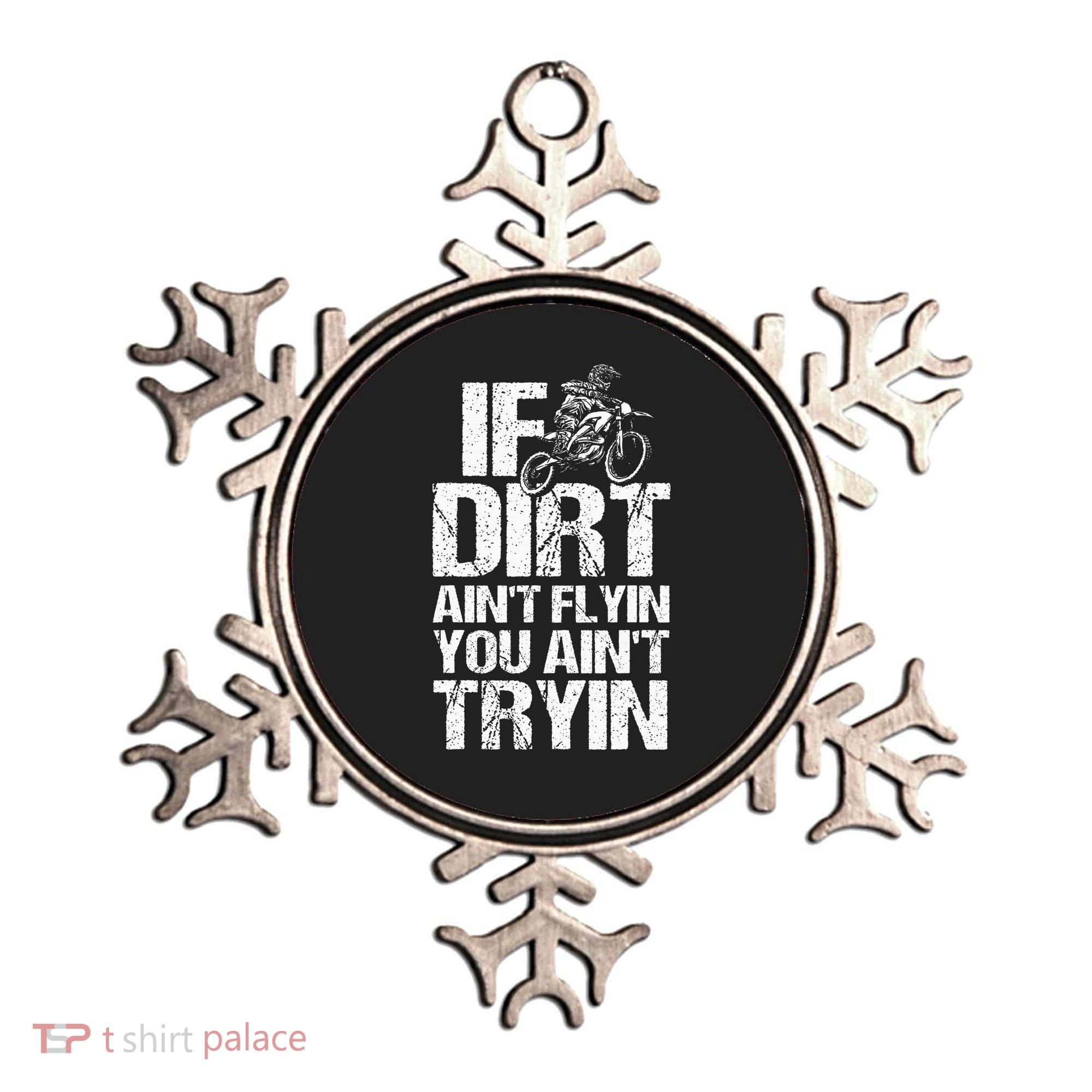 Cool Dirt Bike Art For Dirtbike Motorcycle Racing Ornament