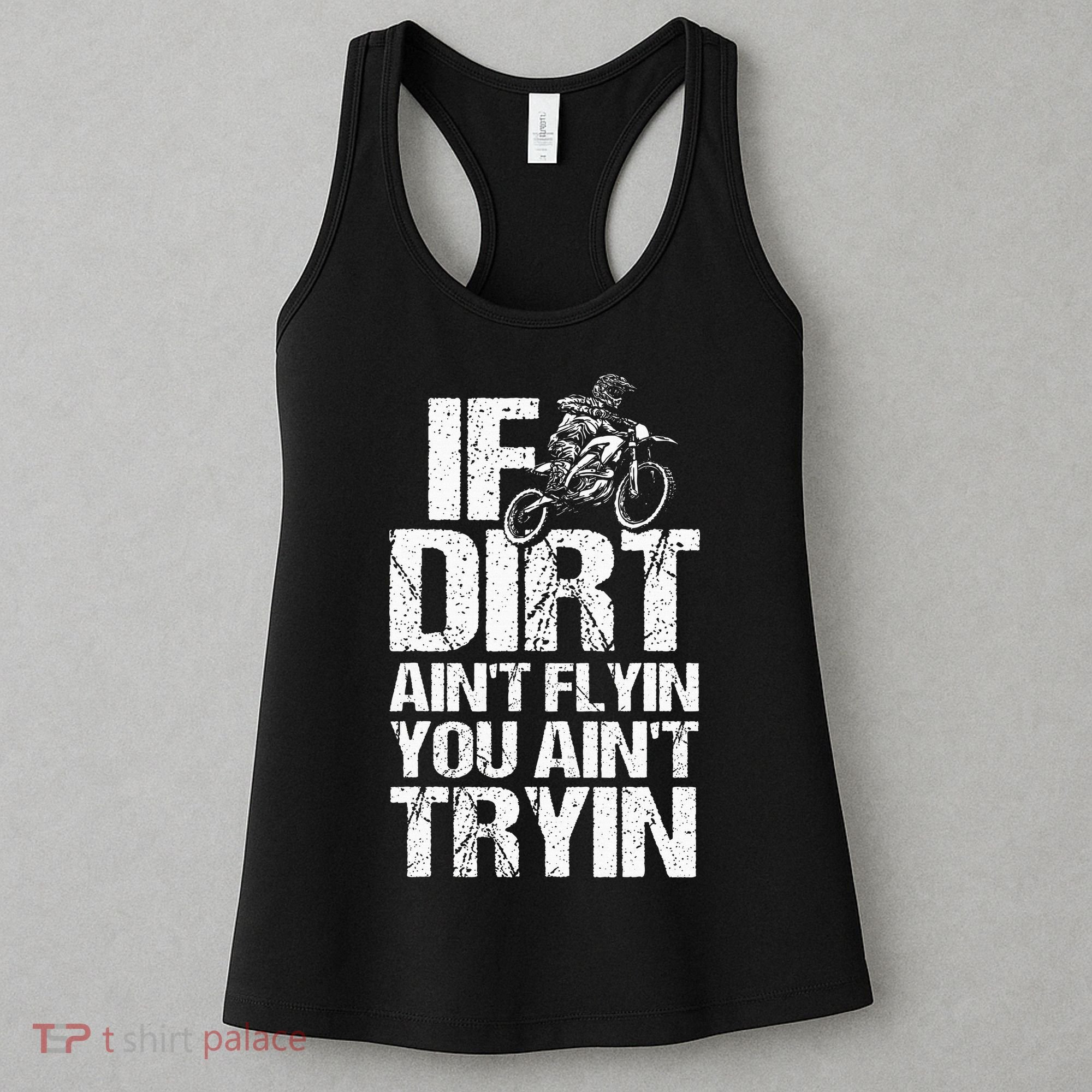 Cool Dirt Bike Art For Dirtbike Motorcycle Racing Women's Tank Top