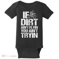 Cool Dirt Bike Art For Dirtbike Motorcycle Racing Baby Bodysuit thumb 0