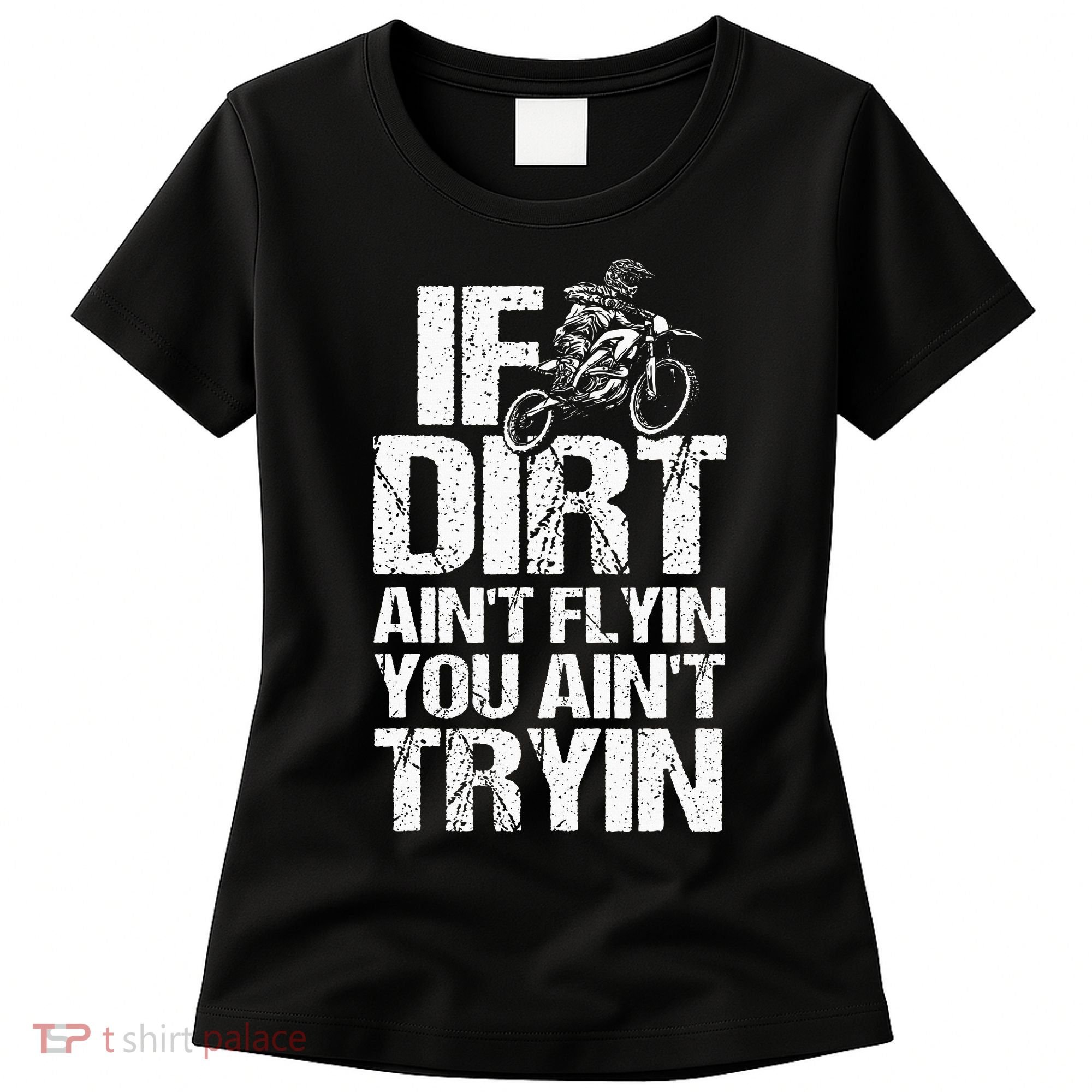 Cool Dirt Bike Art For Dirtbike Motorcycle Racing Women's T-Shirt