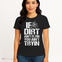 Cool Dirt Bike Art For Dirtbike Motorcycle Racing Women's T-Shirt thumb 4