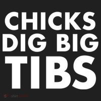 Chicks Dig Big Tibs Gift Funny Workout Leg Day Fitness Gym Gift Beanie thumb 2