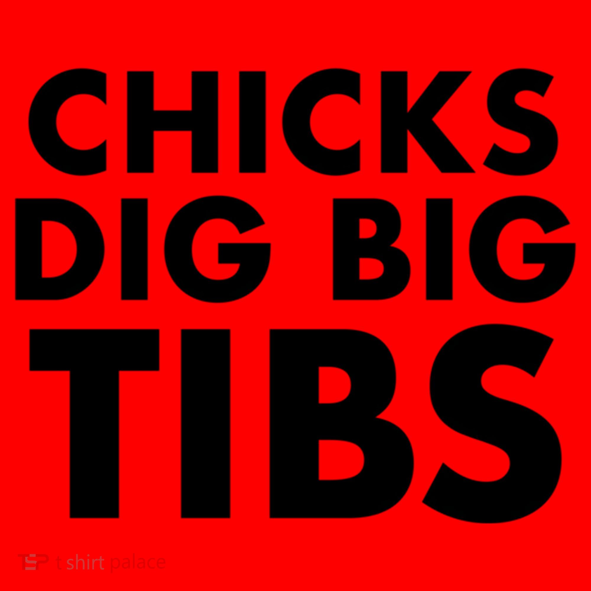 Chicks Dig Big Tibs Gift Funny Workout Leg Day Fitness Gym Gift Santa Hat