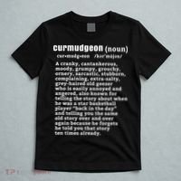 CURMUDGEON Definition Basketball Version Funny Senior Citizens T-Shirt thumb 5