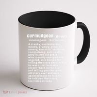 CURMUDGEON Definition Basketball Version Funny Senior Citizens Coffee Mug thumb 1