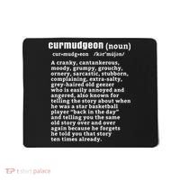 CURMUDGEON Definition Basketball Version Funny Senior Citizens Mousepad thumb 0