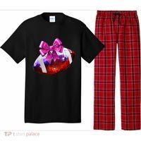 Cute Disco Ball Football Coquette Ribbon Style Pajama Set thumb 0