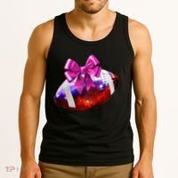 Cute Disco Ball Football Coquette Ribbon Style Tank Top thumb 3