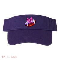 Cute Disco Ball Football Coquette Ribbon Style Visor thumb 0