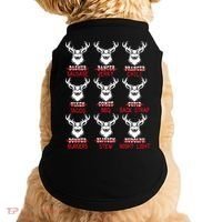 Christmas Deer Bow Hunting Santa Hunter Doggie Tank thumb 0