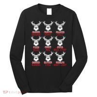 Christmas Deer Bow Hunting Santa Hunter Long Sleeve Shirt thumb 0