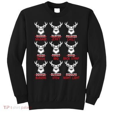 Christmas Deer Bow Hunting Santa Hunter Sweatshirt