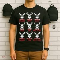 Christmas Deer Bow Hunting Santa Hunter T-Shirt thumb 6