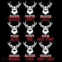 Christmas Deer Bow Hunting Santa Hunter T-Shirt thumb 7