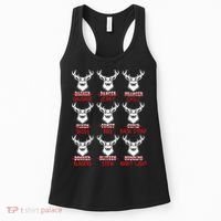 Christmas Deer Bow Hunting Santa Hunter Women's Tank Top thumb 0