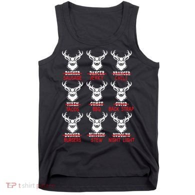 Christmas Deer Bow Hunting Santa Hunter Tank Top