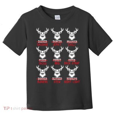 Christmas Deer Bow Hunting Santa Hunter Toddler T-Shirt