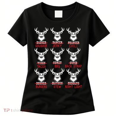 Christmas Deer Bow Hunting Santa Hunter Women's T-Shirt