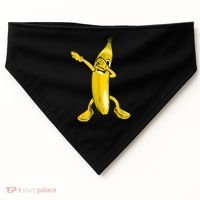 Cool Dab Banana Is Dabbing | Cute Dab Fruit Lover USA-Made Doggie Bandana thumb 0