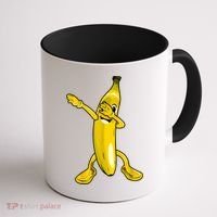 Cool Dab Banana Is Dabbing | Cute Dab Fruit Lover Coffee Mug thumb 1