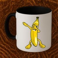 Cool Dab Banana Is Dabbing | Cute Dab Fruit Lover Coffee Mug thumb 2