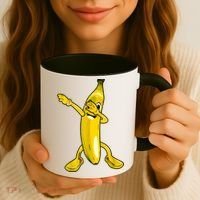 Cool Dab Banana Is Dabbing | Cute Dab Fruit Lover Coffee Mug thumb 3