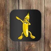 Cool Dab Banana Is Dabbing | Cute Dab Fruit Lover Coaster thumb 0