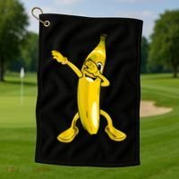 Cool Dab Banana Is Dabbing | Cute Dab Fruit Lover Golf Towel thumb 1