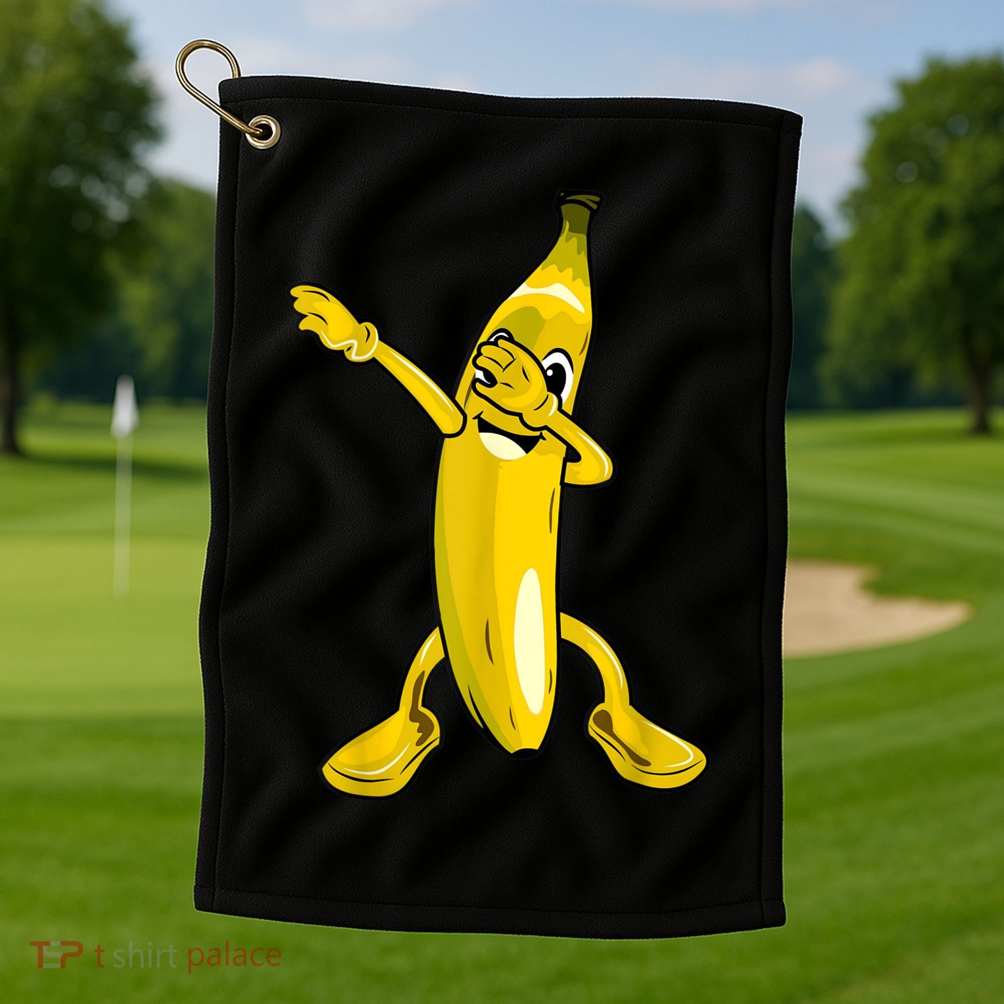 Cool Dab Banana Is Dabbing | Cute Dab Fruit Lover Golf Towel