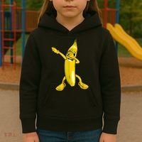 Cool Dab Banana Is Dabbing | Cute Dab Fruit Lover Kids Hoodie thumb 3