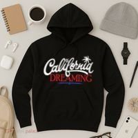 California Dreaming Beaches Surf Vacation Hoodie thumb 3