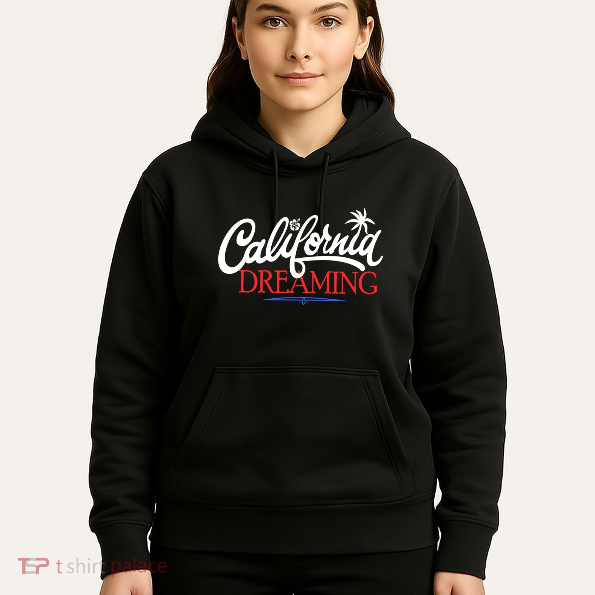California Dreaming Beaches Surf Vacation Hoodie