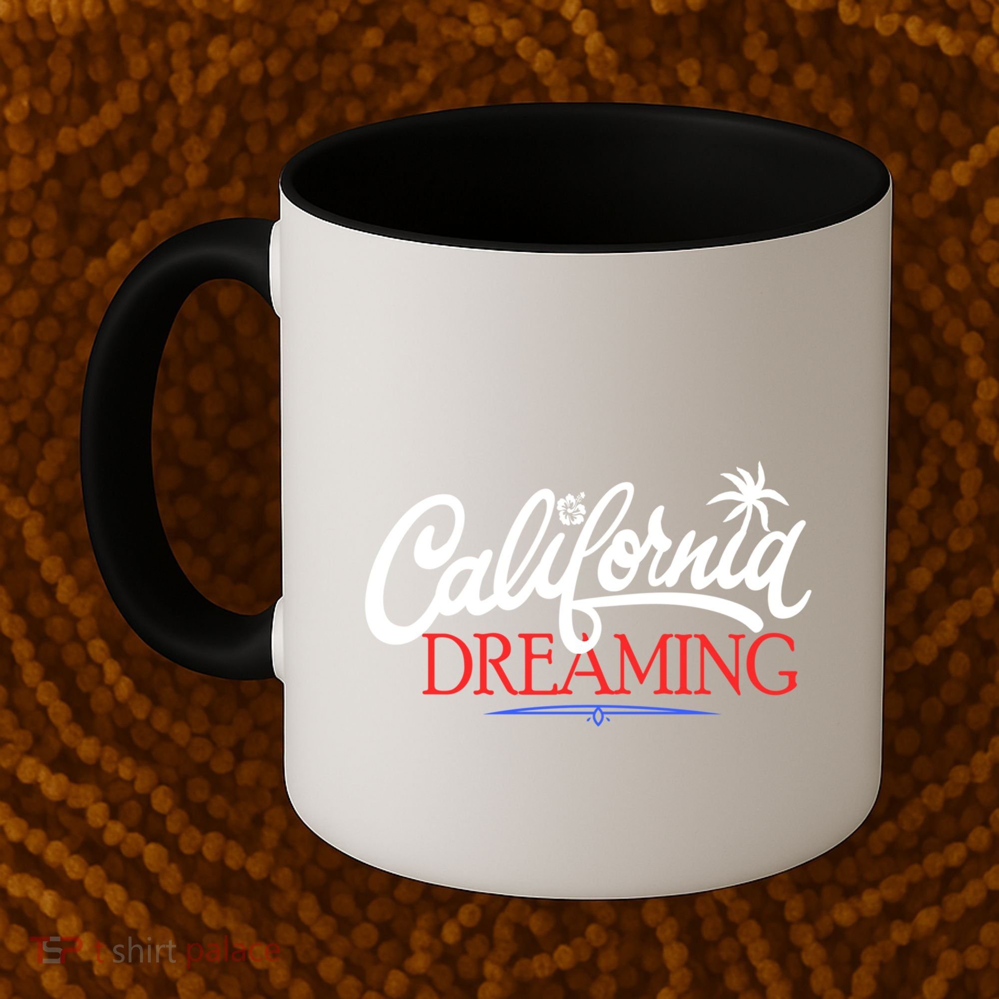 California Dreaming Beaches Surf Vacation Coffee Mug
