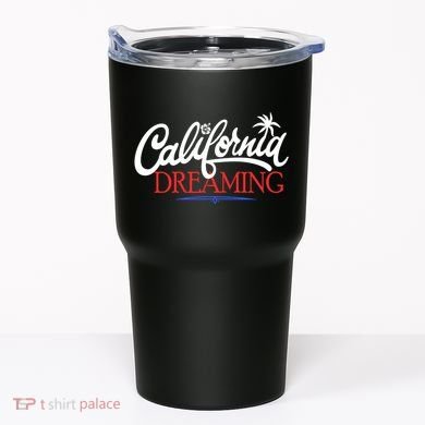 California Dreaming Beaches Surf Vacation Tumbler