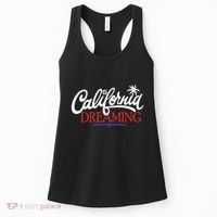 California Dreaming Beaches Surf Vacation Women's Tank Top thumb 0