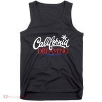California Dreaming Beaches Surf Vacation Tank Top thumb 0