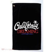 California Dreaming Beaches Surf Vacation Golf Towel thumb 0