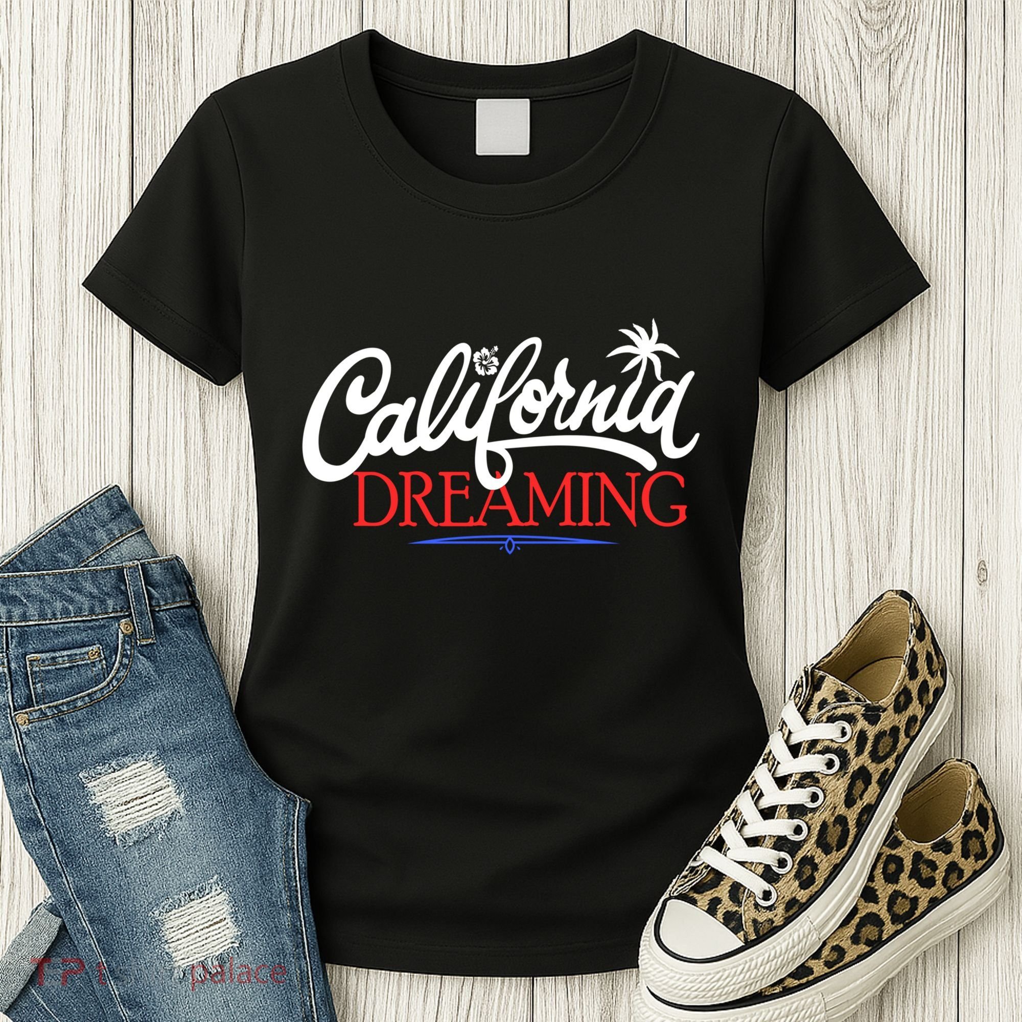 California Dreaming Beaches Surf Vacation Women's T-Shirt