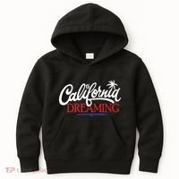 California Dreaming Beaches Surf Vacation Kids Hoodie thumb 0