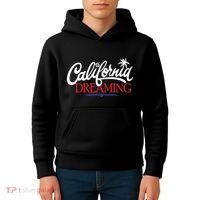 California Dreaming Beaches Surf Vacation Kids Hoodie thumb 4