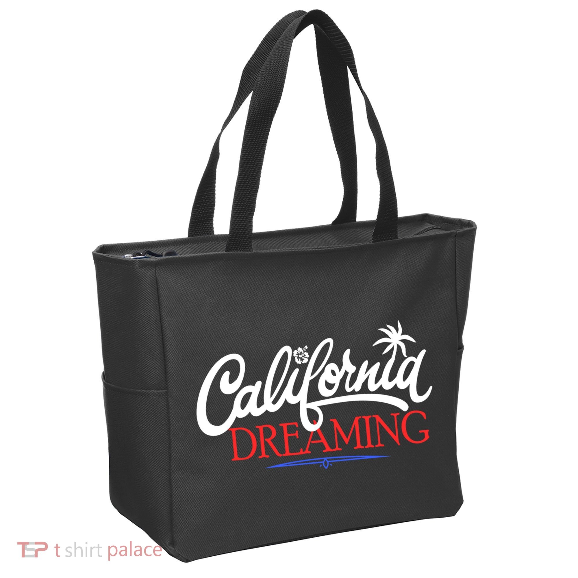 California Dreaming Beaches Surf Vacation Tote Bag