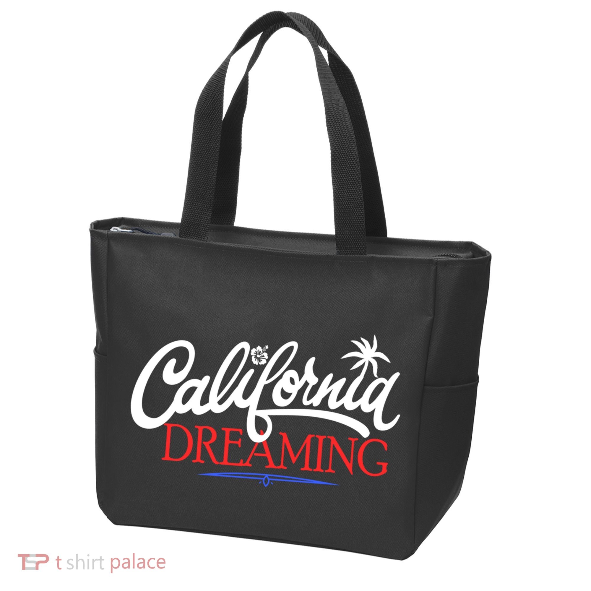 California Dreaming Beaches Surf Vacation Tote Bag
