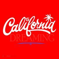 California Dreaming Beaches Surf Vacation Santa Hat thumb 1