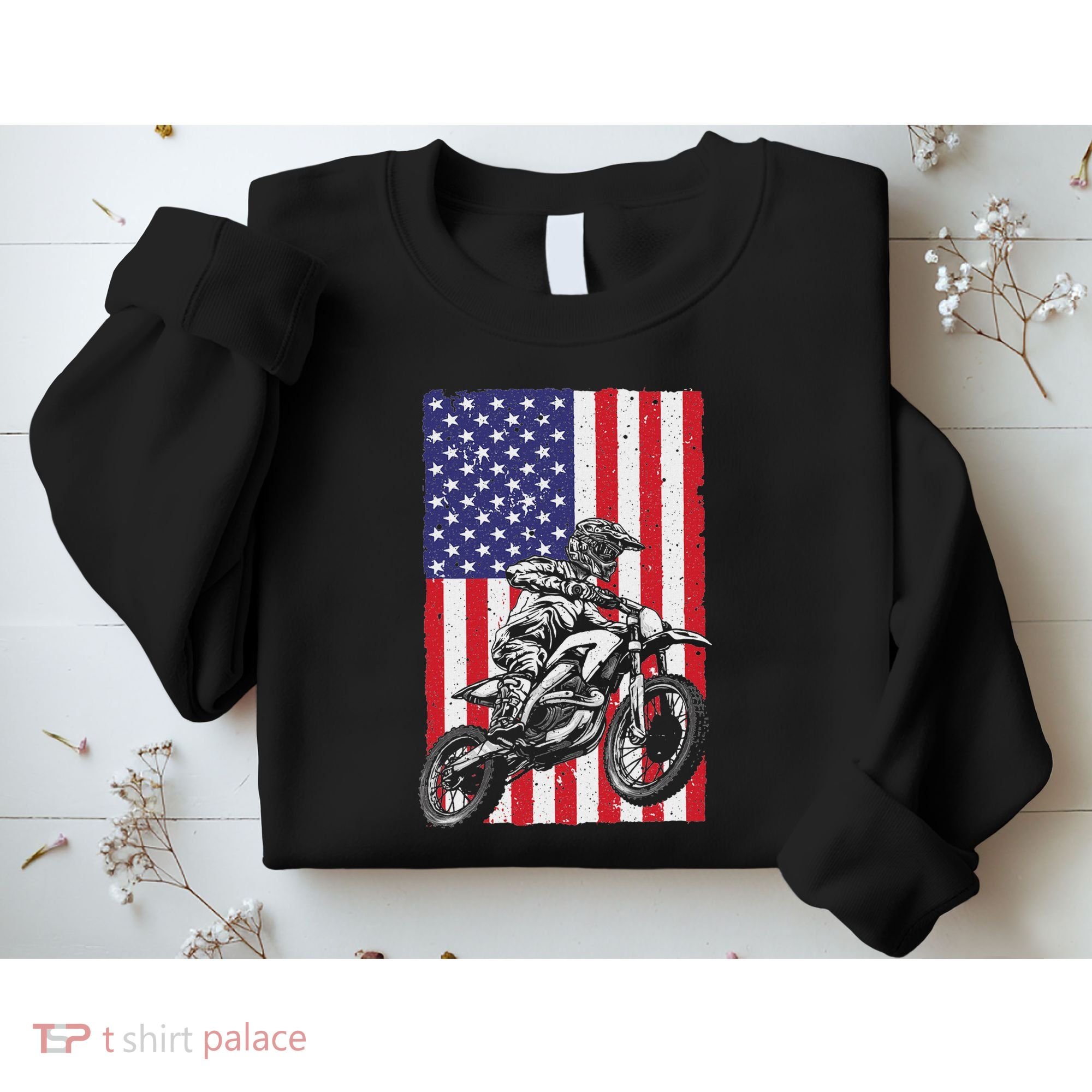 Cool Dirt Bike Art Dirt Bike Motocross Lovers Sweatshirt